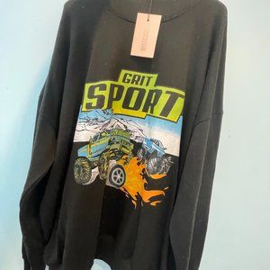 Missguided Oversized Grit Sport Sweater